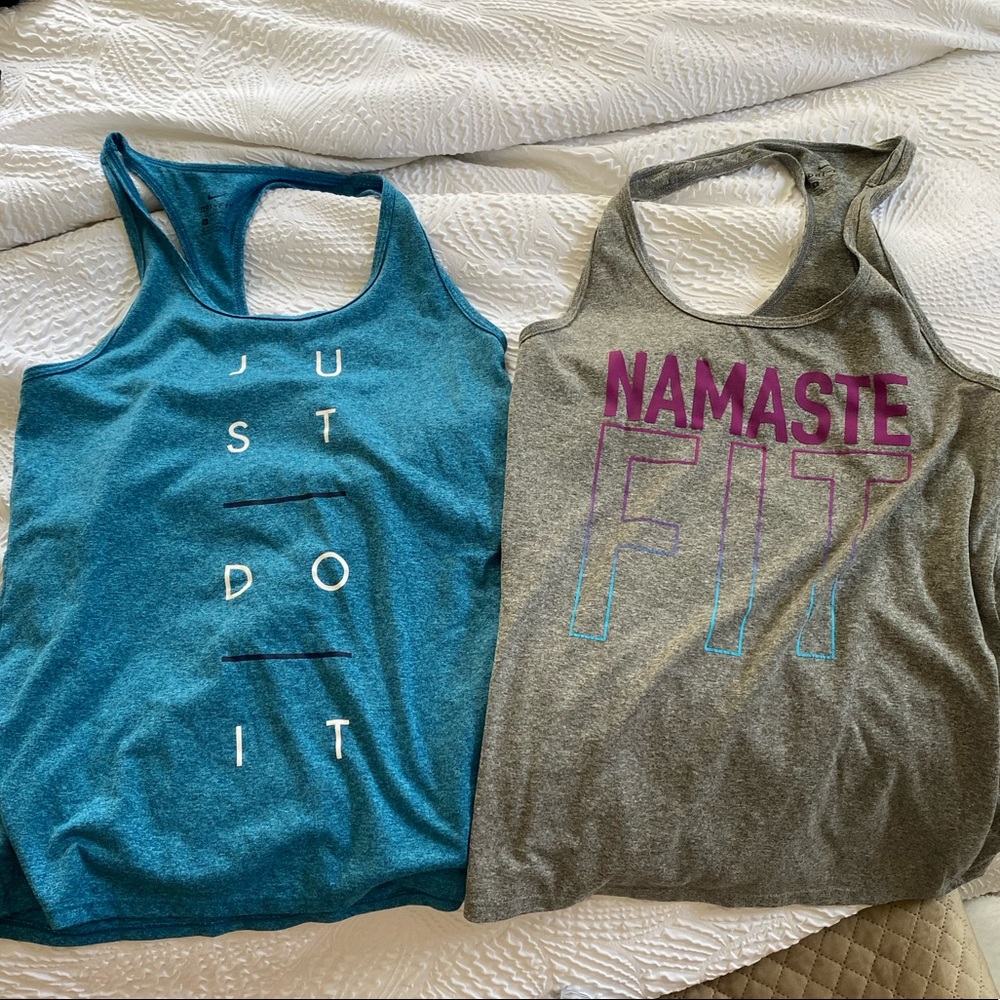 Nike dryfit workout tanks